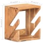 vidaXL Soporte para monopatín de pared madera de acacia 25x20x30 cm vidaXL Soporte para monopatín de pared madera de acacia 25x20x30 cm