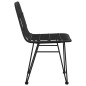 vidaXL Sillas de jardín 2 unidades ratán sintético negro 48x62x84 cm vidaXL Sillas de jardín 2 unidades ratán sintético negro 48x62x84 cm