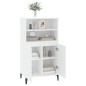 vidaXL Aparador alto madera contrachapada blanco 60x36x110 cm vidaXL Aparador alto madera contrachapada blanco 60x36x110 cm