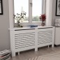vidaXL Cubierta para radiador MDF blanco 172x19x81,5 cm vidaXL Cubierta para radiador MDF blanco 172x19x81,5 cm