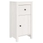 vidaXL Aparador de madera maciza de pino blanco 40x35x80 cm vidaXL Aparador de madera maciza de pino blanco 40x35x80 cm
