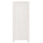 vidaXL Aparador de madera maciza de pino blanco 40x35x80 cm vidaXL Aparador de madera maciza de pino blanco 40x35x80 cm