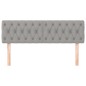 vidaXL Cabeceros 2 unidades de tela gris claro 80x7x78/88 cm vidaXL Cabeceros 2 unidades de tela gris claro 80x7x78/88 cm
