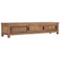 vidaXL Mueble para TV de teca maciza 150x30x30 cm