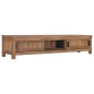 vidaXL Mueble para TV de teca maciza 150x30x30 cm