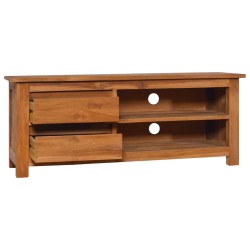 vidaXL Mueble para TV madera maciza de teca 100x30x40 cm