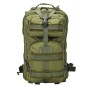vidaXL Mochila estilo militar 50 L verde oliva