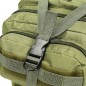 vidaXL Mochila estilo militar 50 L verde oliva