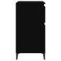 vidaXL Aparador de madera contrachapada negro 60x35x70 cm vidaXL Aparador de madera contrachapada negro 60x35x70 cm