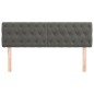 vidaXL Cabeceros 2 unidades de terciopelo gris oscuro 80x7x78/88 cm vidaXL Cabeceros 2 unidades de terciopelo gris oscuro 80x7x78/88 cm