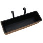 vidaXL Conjunto de jardineras 2 unidades jacinto de agua  