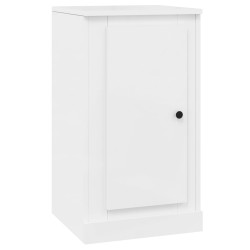 vidaXL Aparador madera contrachapada blanco brillante 37,5x35,5x67,5cm