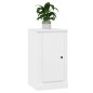 vidaXL Aparador madera contrachapada blanco brillante 37,5x35,5x67,5cm vidaXL Aparador madera contrachapada blanco brillante 37,5x35,5x67,5cm