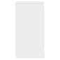 vidaXL Aparador madera contrachapada blanco brillante 37,5x35,5x67,5cm vidaXL Aparador madera contrachapada blanco brillante 37,5x35,5x67,5cm