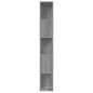 vidaXL Estantería de madera contrachapada gris Sonoma 45x24x160 cm vidaXL Estantería de madera contrachapada gris Sonoma 45x24x160 cm