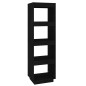 vidaXL Estantería/divisor espacios madera de pino negro 40x35x135 cm vidaXL Estantería/divisor espacios madera de pino negro 40x35x135 cm