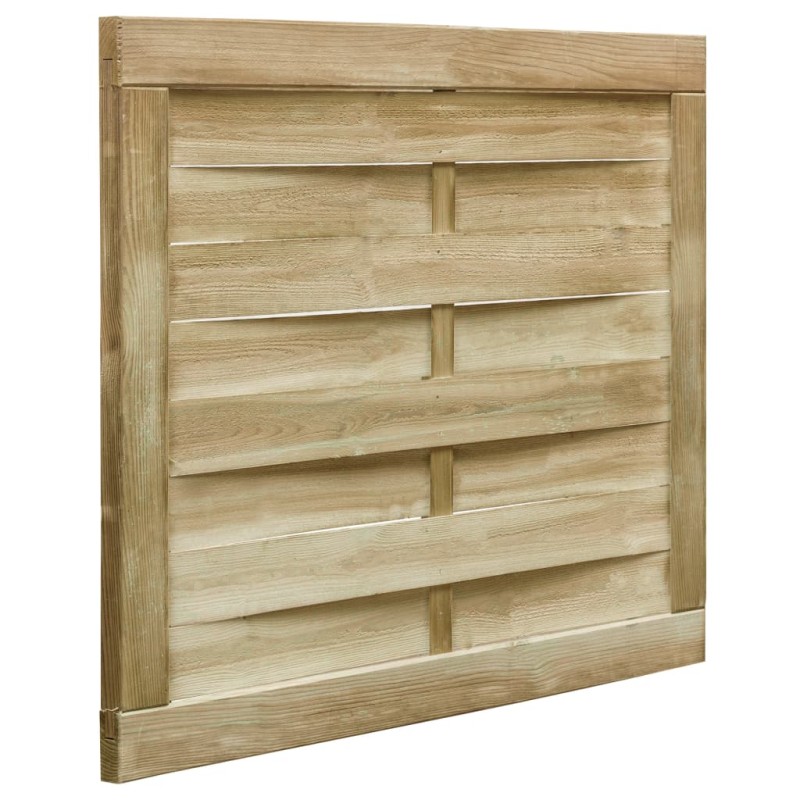 vidaXL Puerta de jardín madera de pino impregnada verde 100x75 cm vidaXL Puerta de jardín madera de pino impregnada verde 100x75 cm
