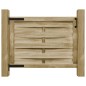 vidaXL Puerta de jardín madera de pino impregnada verde 100x75 cm vidaXL Puerta de jardín madera de pino impregnada verde 100x75 cm