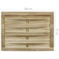 vidaXL Puerta de jardín madera de pino impregnada verde 100x75 cm vidaXL Puerta de jardín madera de pino impregnada verde 100x75 cm
