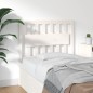 vidaXL Cabecero de cama madera maciza de pino blanco 95,5x4x100 cm vidaXL Cabecero de cama madera maciza de pino blanco 95,5x4x100 cm
