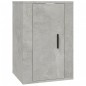 vidaXL Muebles para TV de pared 2 uds gris hormigón 40x34,5x60 cm vidaXL Muebles para TV de pared 2 uds gris hormigón 40x34,5x60 cm