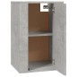 vidaXL Muebles para TV de pared 2 uds gris hormigón 40x34,5x60 cm vidaXL Muebles para TV de pared 2 uds gris hormigón 40x34,5x60 cm