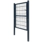 vidaXL Cancela de valla 2D individual gris antracita 106x230 cm vidaXL Cancela de valla 2D individual gris antracita 106x230 cm