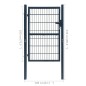 vidaXL Cancela de valla 2D individual gris antracita 106x230 cm vidaXL Cancela de valla 2D individual gris antracita 106x230 cm
