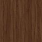 vidaXL Mesa de centro madera y hierro roble marrón 80x50x45 cm