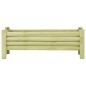 vidaXL Arriate de madera de pino impregnada 120x40x42 cm