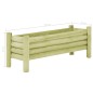 vidaXL Arriate de madera de pino impregnada 120x40x42 cm
