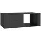 vidaXL Mesa de centro madera contrachapada negro 100x50,5x35 cm vidaXL Mesa de centro madera contrachapada negro 100x50,5x35 cm