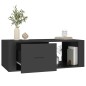 vidaXL Mesa de centro madera contrachapada negro 100x50,5x35 cm vidaXL Mesa de centro madera contrachapada negro 100x50,5x35 cm