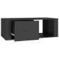 vidaXL Mesa de centro madera contrachapada negro 100x50,5x35 cm vidaXL Mesa de centro madera contrachapada negro 100x50,5x35 cm