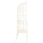 vidaXL Banco de jardín 95 cm hierro color blanco antiguo vidaXL Banco de jardín 95 cm hierro color blanco antiguo