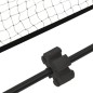 vidaXL Red de tenis poliéster negro y rojo 500x100x87 cm vidaXL Red de tenis poliéster negro y rojo 500x100x87 cm
