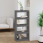 vidaXL Estantería/divisor de espacios madera pino gris 60x30x135,5cm vidaXL Estantería/divisor de espacios madera pino gris 60x30x135,5cm