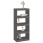 vidaXL Estantería/divisor de espacios madera pino gris 60x30x135,5cm vidaXL Estantería/divisor de espacios madera pino gris 60x30x135,5cm