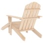 vidaXL Silla de jardín Adirondack con otomana madera maciza de abeto vidaXL Silla de jardín Adirondack con otomana madera maciza de abeto