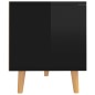 vidaXL Mueble de TV madera de ingeniería negro brillo 90x40x48,5 cm vidaXL Mueble de TV madera de ingeniería negro brillo 90x40x48,5 cm