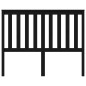 vidaXL Cabecero de cama madera maciza de pino negro 146x6x101 cm vidaXL Cabecero de cama madera maciza de pino negro 146x6x101 cm