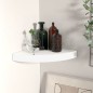 vidaXL Estante flotante de esquina MDF blanco 25x25x3,8 cm vidaXL Estante flotante de esquina MDF blanco 25x25x3,8 cm