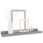 vidaXL Estantes de pared 4 unidades gris 40x9x3 cm vidaXL Estantes de pared 4 unidades gris 40x9x3 cm