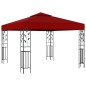 vidaXL Cenador color vino tinto 3x3 m vidaXL Cenador color vino tinto 3x3 m