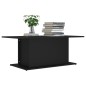 vidaXL Mesa de centro madera contrachapada negro 102x55,5x40 cm vidaXL Mesa de centro madera contrachapada negro 102x55,5x40 cm