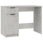 vidaXL Escritorio de madera contrachapada gris hormigón 100x50x75 cm vidaXL Escritorio de madera contrachapada gris hormigón 100x50x75 cm