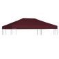 vidaXL Toldo de cenador burdeos 310 g/m² 3x4 m vidaXL Toldo de cenador burdeos 310 g/m² 3x4 m