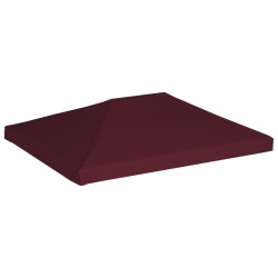 vidaXL Toldo de cenador burdeos 310 g/m² 3x4 m 