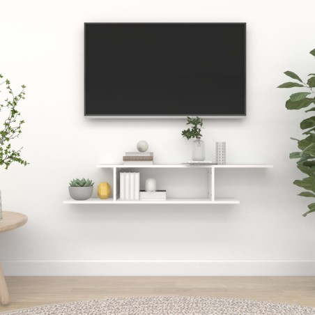 vidaXL Estante de pared para TV madera contrachapada 125x18x23 cm