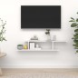 vidaXL Estante de pared para TV madera contrachapada 125x18x23 cm vidaXL Estante de pared para TV madera contrachapada 125x18x23 cm